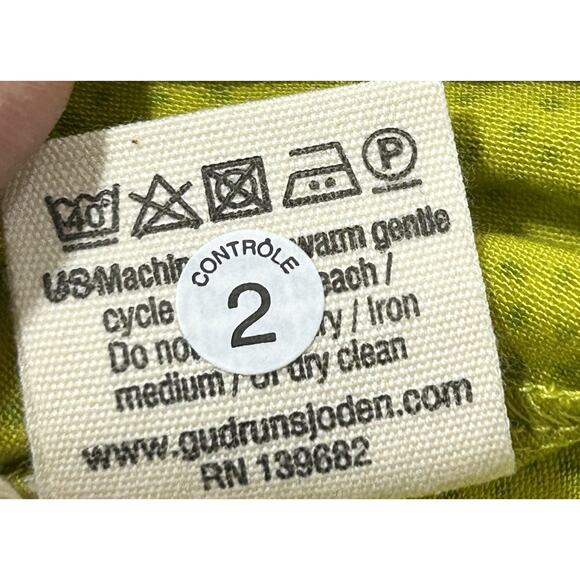 GUDRUN SJODEN 10 Colors Women’s XS Lyocell Elastane Long Sleeve Top Print - Picture 7 of 8